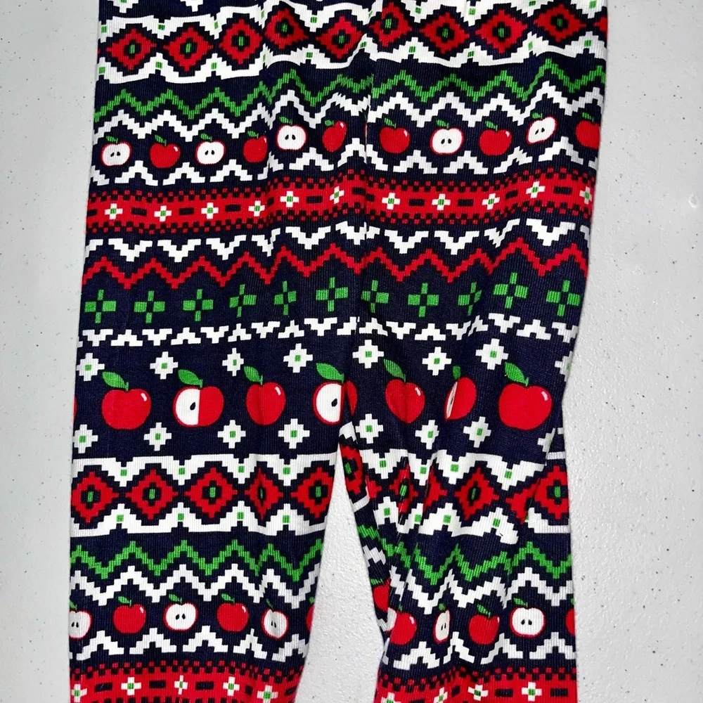 💙 NWOT Gymboree Apple Unisex Pajama Pants